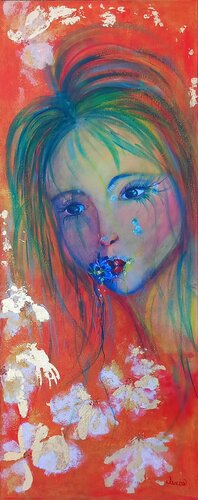 ROSSO SOLITUDINE by Lucia Luce, Painting for Sale on Select