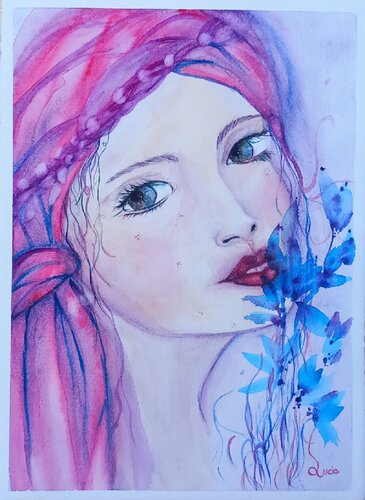 Rose by Lucia Luce, Painting for Sale on Select