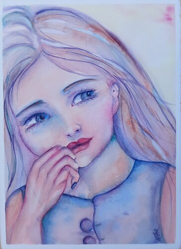 VIOLET by Lucia Luce, Painting for Sale on Select