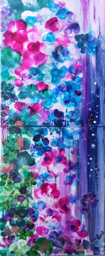 FIORI di NUVOLE- Porcellain by Lucia Luce, Painting for Sale on Select