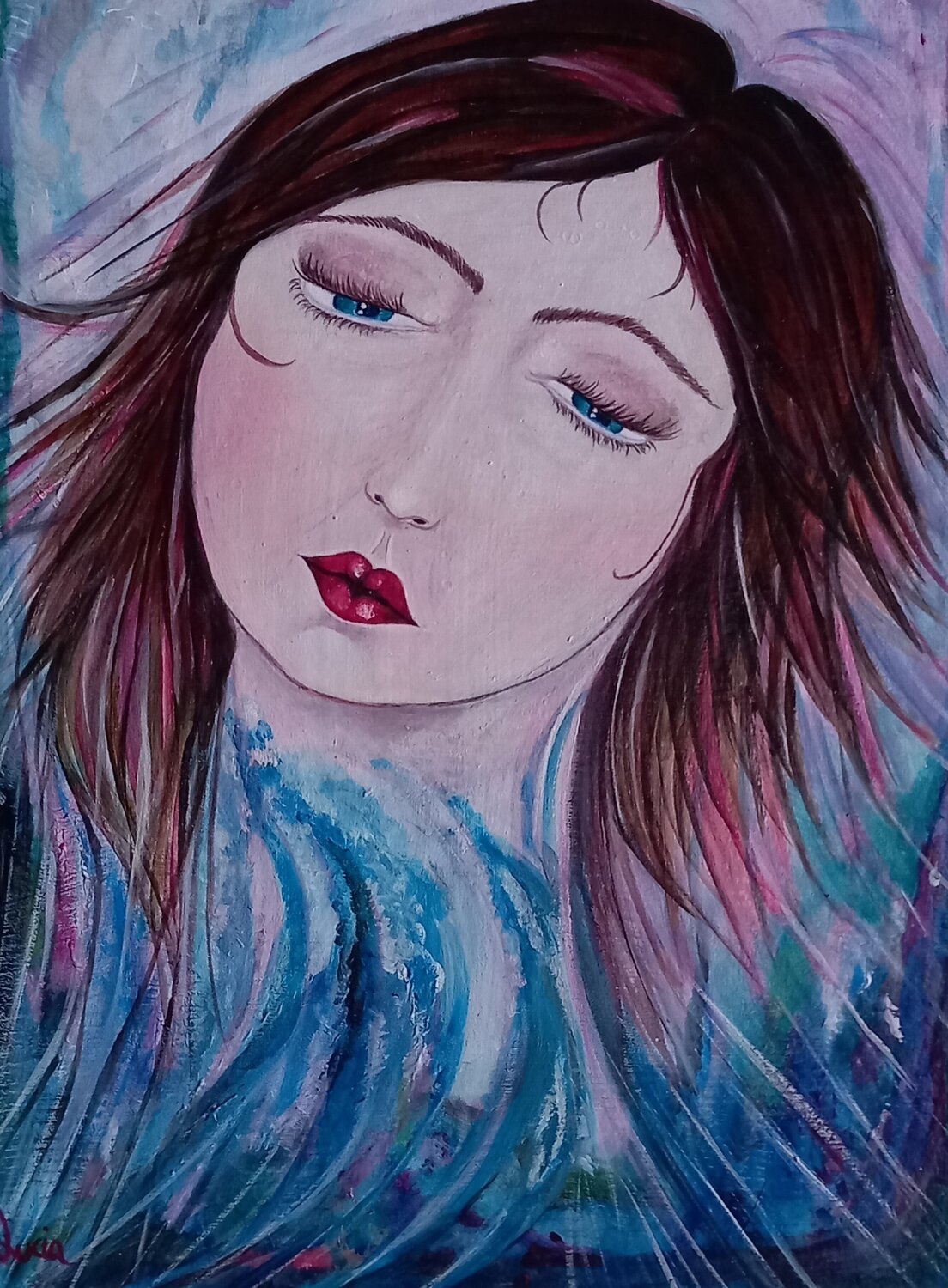 NOSTALGIA Lucia Luce Original painting for sale