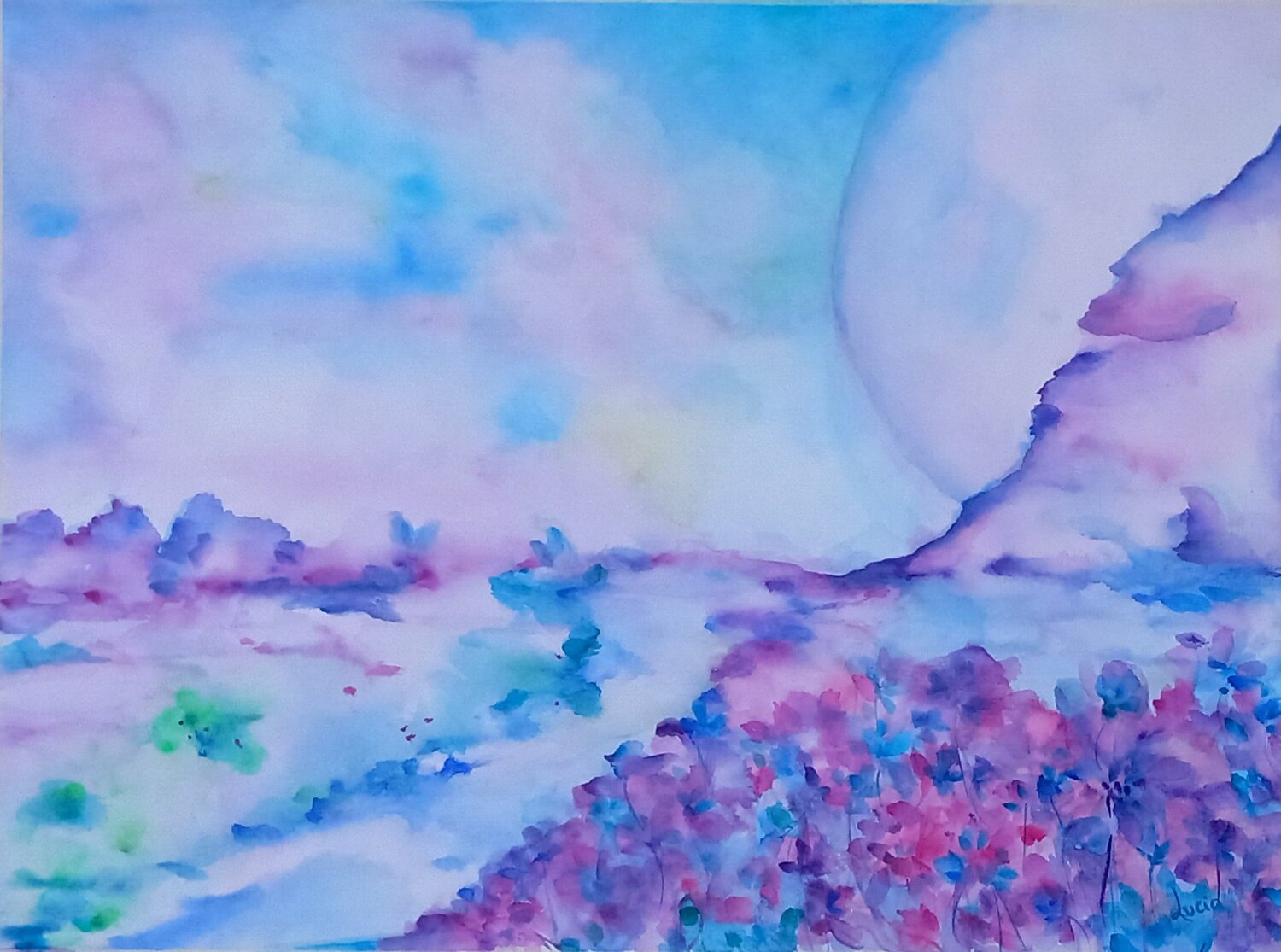ATMOSFERE Lucia Luce Original painting for sale