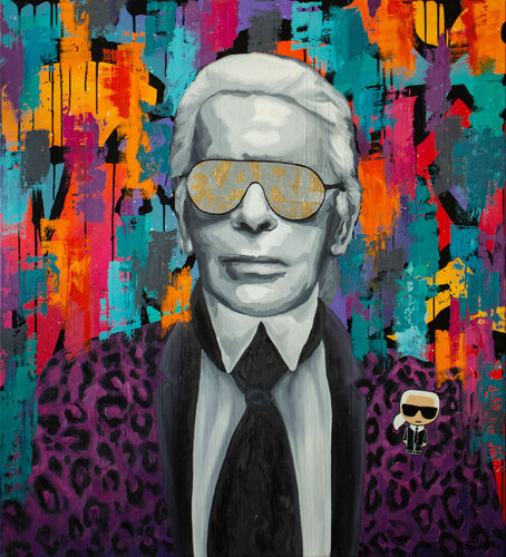 Just KARL by Monika Mrowiec, Painting for Sale on Select