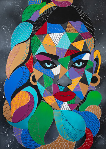 The Power of Gaze by Monika Mrowiec, Painting for Sale on Select