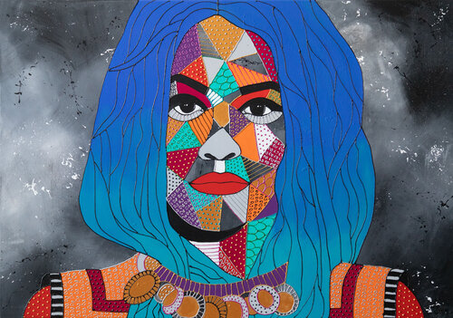 Rita: the second portrait by Monika Mrowiec, Painting for Sale on Select