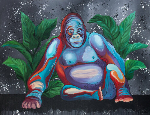 Tropical resting by Monika Mrowiec, Painting for Sale on Select