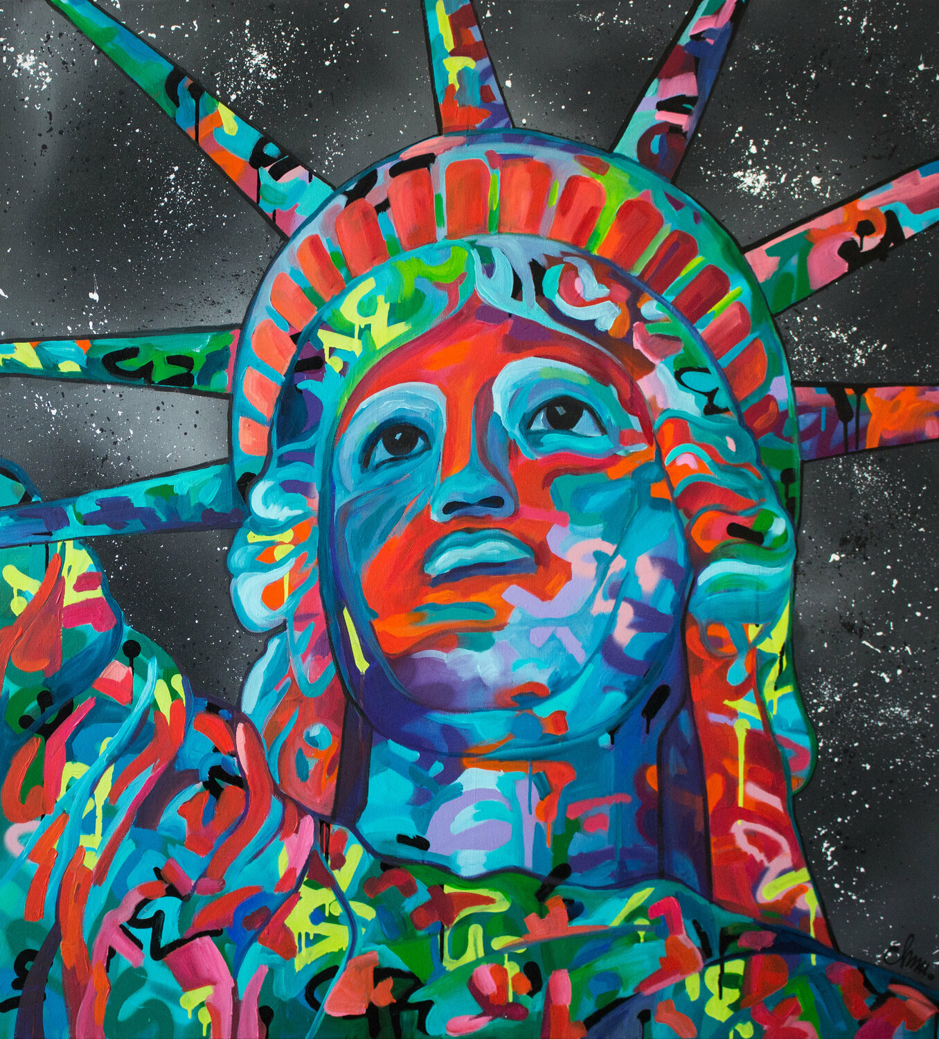 The liberty is now Monika Mrowiec Original painting for sale