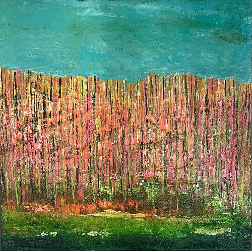 “ Oltre gli alberi “ by Liliana Lo Verde, Painting for Sale on Select