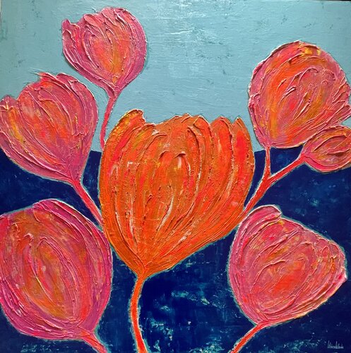 “Tra Cielo e Mare” by Liliana Lo Verde, Painting for Sale on Select