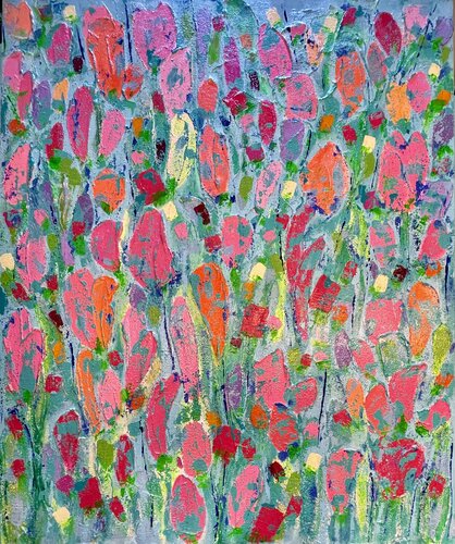 “ Libera Fioritura “ by Liliana Lo Verde, Painting for Sale on Select