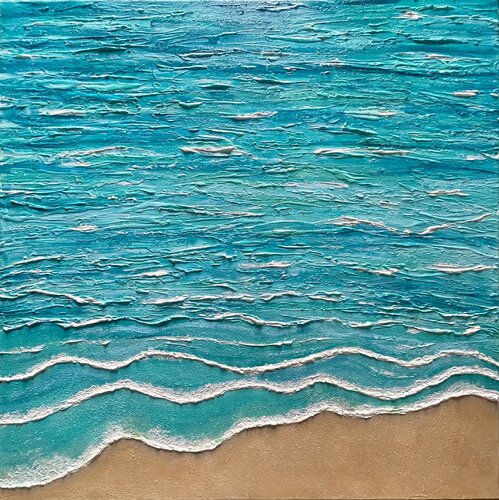 “ Il mare d’inverno “ by Liliana Lo Verde, Painting for Sale on Select
