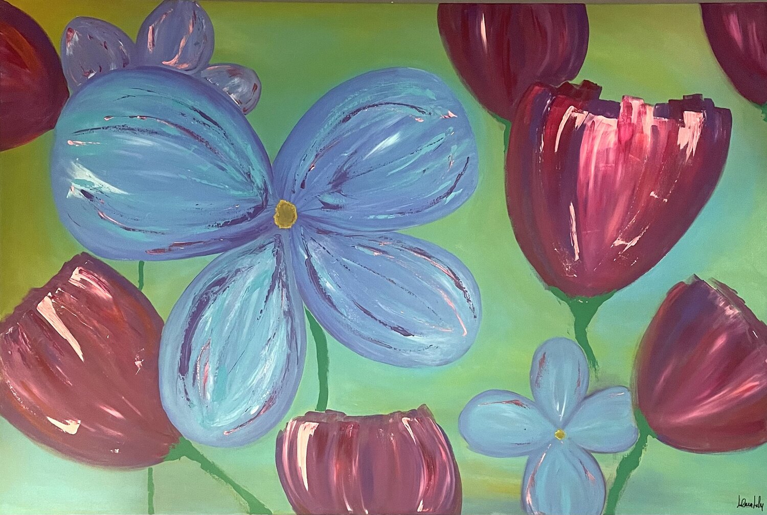 “ Fiorando “ Liliana Lo Verde Original painting for sale