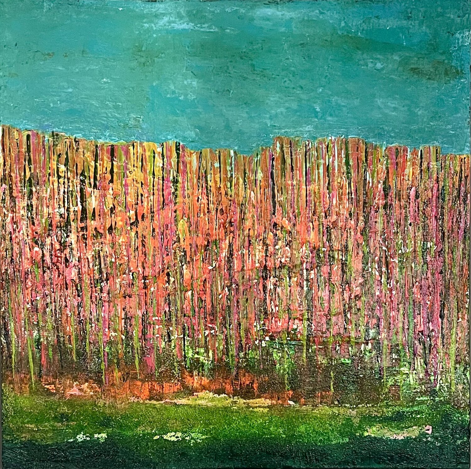 “ Oltre gli alberi “ Liliana Lo Verde Original painting for sale