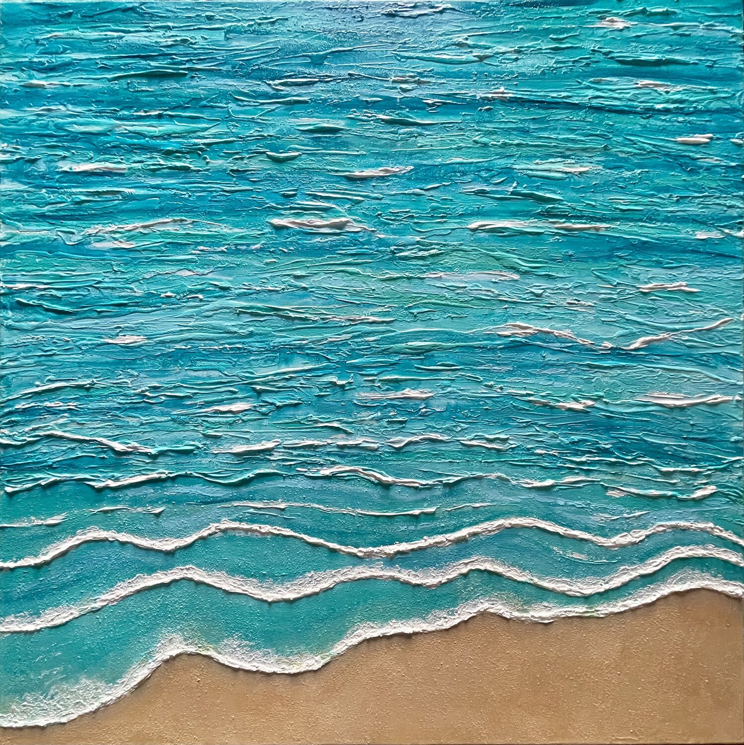 “ Il mare d’inverno “ Liliana Lo Verde Original painting for sale