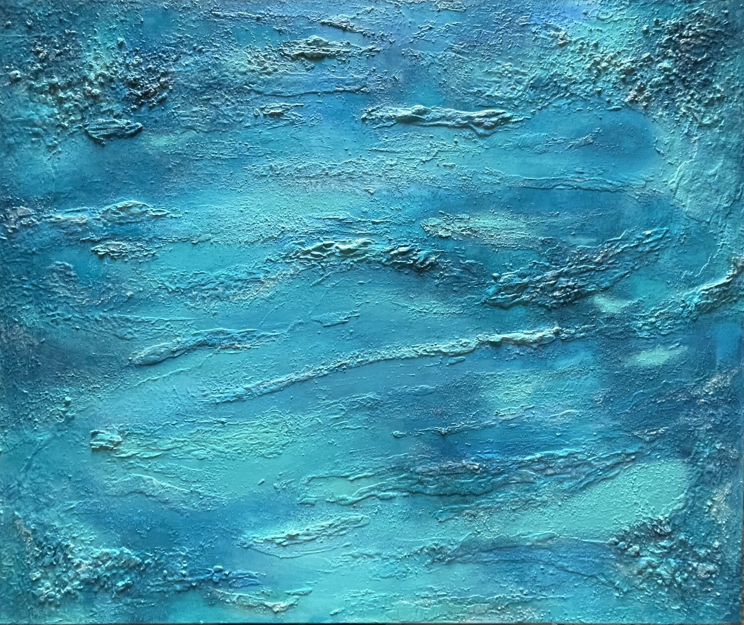 “ Nel blu turchese “ Liliana Lo Verde Original painting for sale