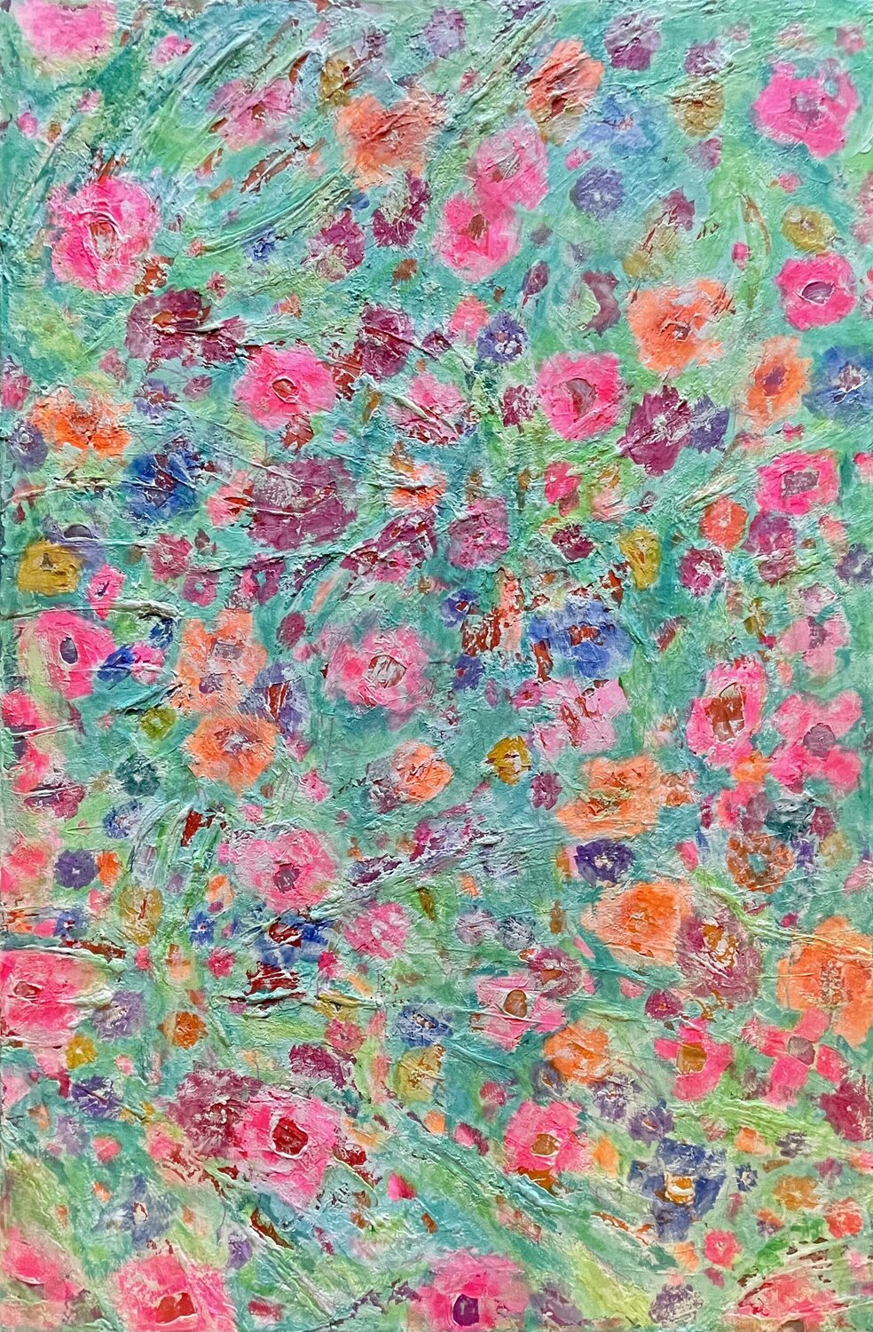 “ Ciuri di tuttu l’annu “ Liliana Lo Verde Original painting for sale