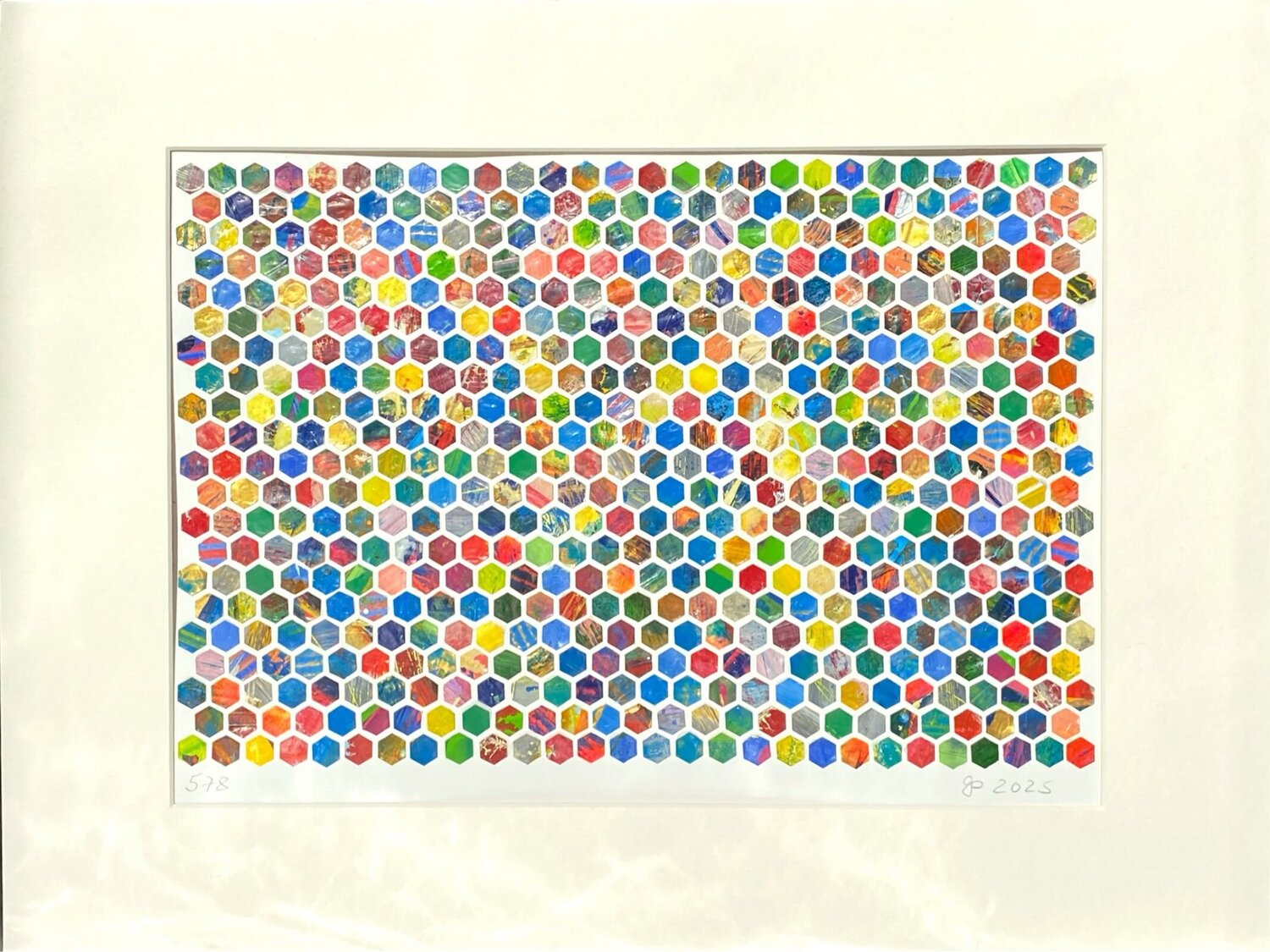 578  (Pieces bunt) Grit Peters Original painting for sale