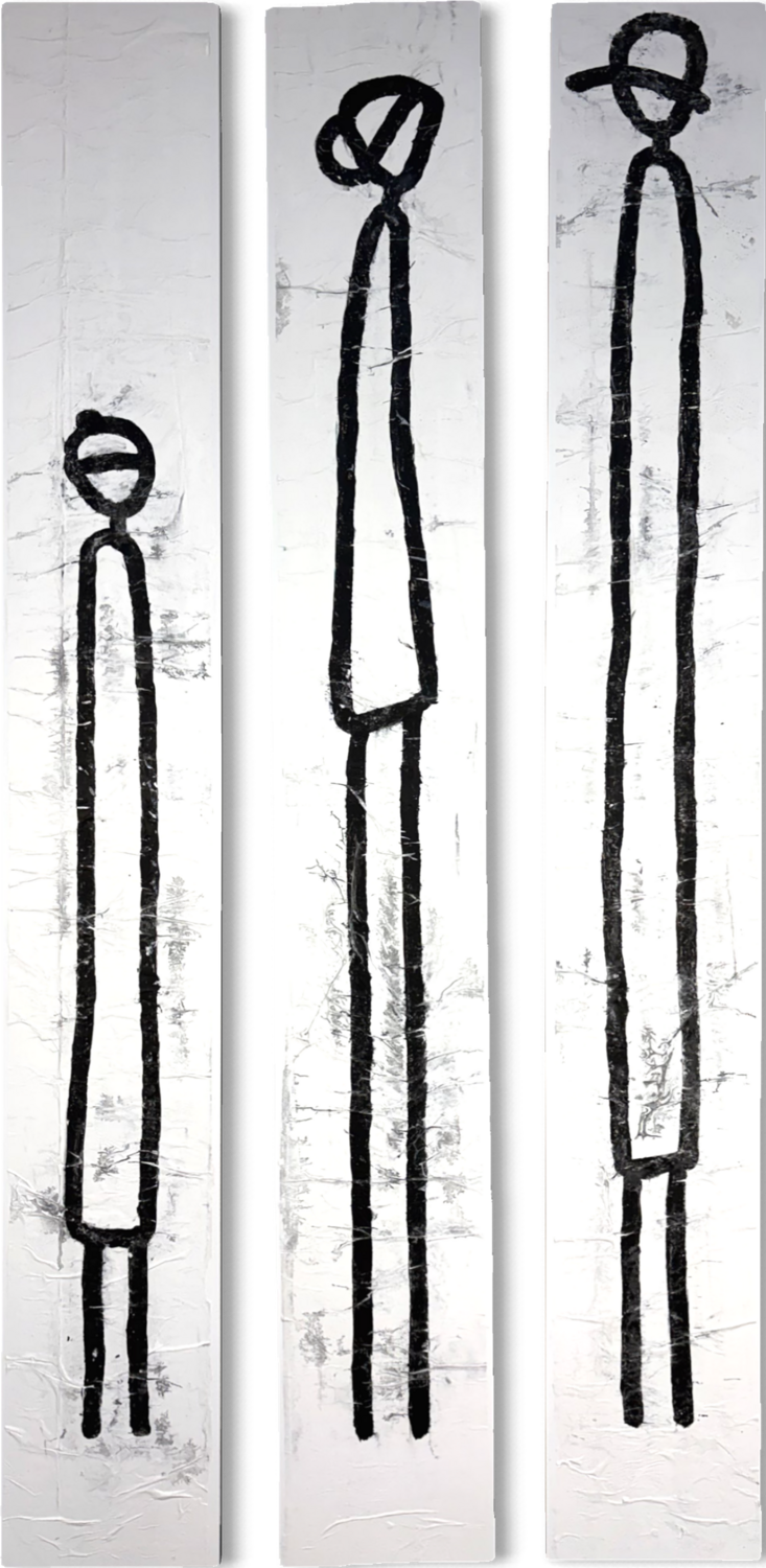 enfamille (set no 1 of 3 pcs) Grit Peters Original painting for sale