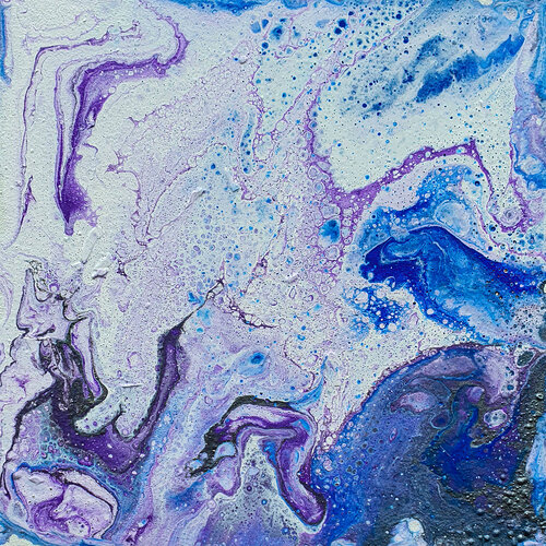 Violet Aether Drift by Tetiana Surshko, Painting for Sale on Select