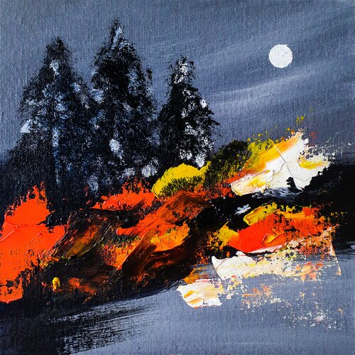 Autumn Glow by Tetiana Surshko, Painting for Sale on Select
