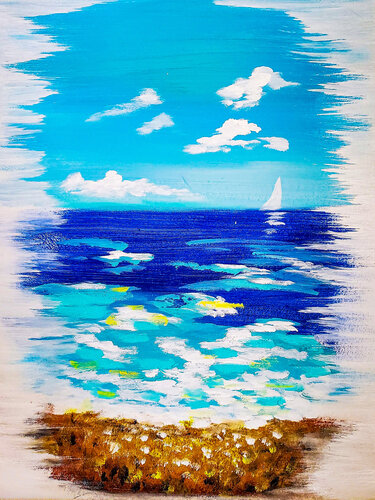 Sail on the Horizon von Tetiana Surshko, Malerei kaufen auf Select