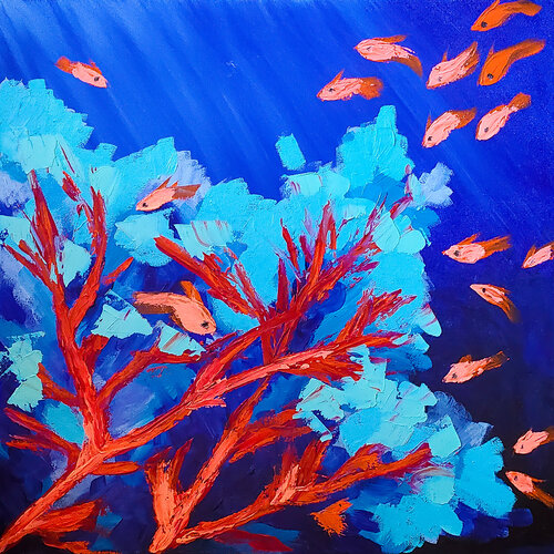 Coral Garden von Tetiana Surshko, Malerei kaufen auf Select