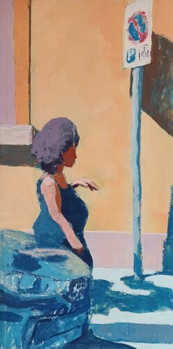 Squali, gravidanze e Hip Hop by Luigi Iona, Painting for Sale on Select
