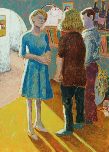 La psicologa by Luigi Iona, Painting for Sale on Select