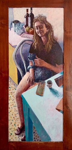 Giada & Agata by Luigi Iona, Painting for Sale on Select