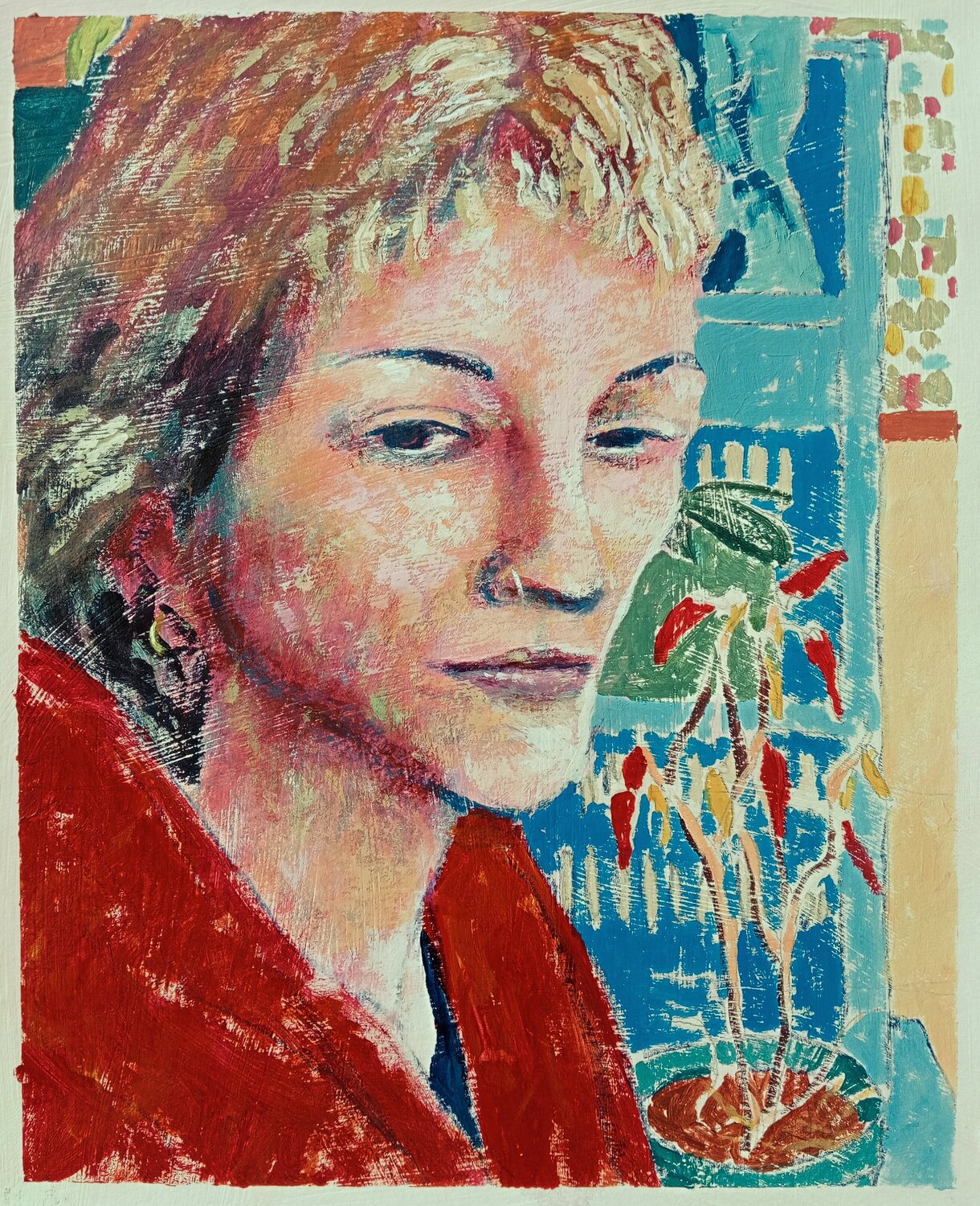 Giada e il peperoncino Luigi Iona Original painting for sale