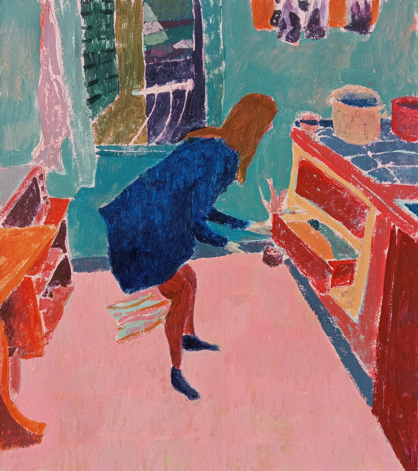 Aprire il cassetto Luigi Iona Original painting for sale
