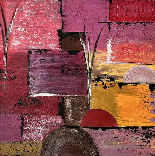 Sehnsucht Afrika I  -  Longing for Africa I by Nicole Adolph, Painting for Sale on Select
