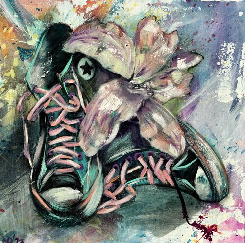 Chucks by Nicole Adolph, Painting for Sale on Select