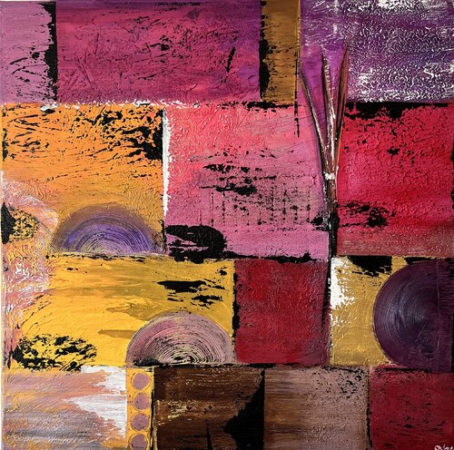 Sehnsucht Afrika II  -  Longing for Africa I by Nicole Adolph, Painting for Sale on Select