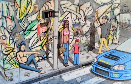 Une rue by El Zoufri, Painting for Sale on Select