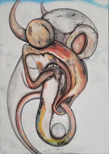 Le Capriphant by El Zoufri, Painting for Sale on Select