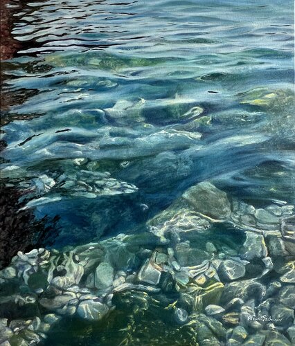 Jewelry of the Sea by Oksana Salminen, Painting for Sale on Select