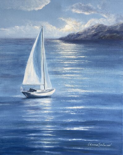 Where the Light Leads by Oksana Salminen, Painting for Sale on Select