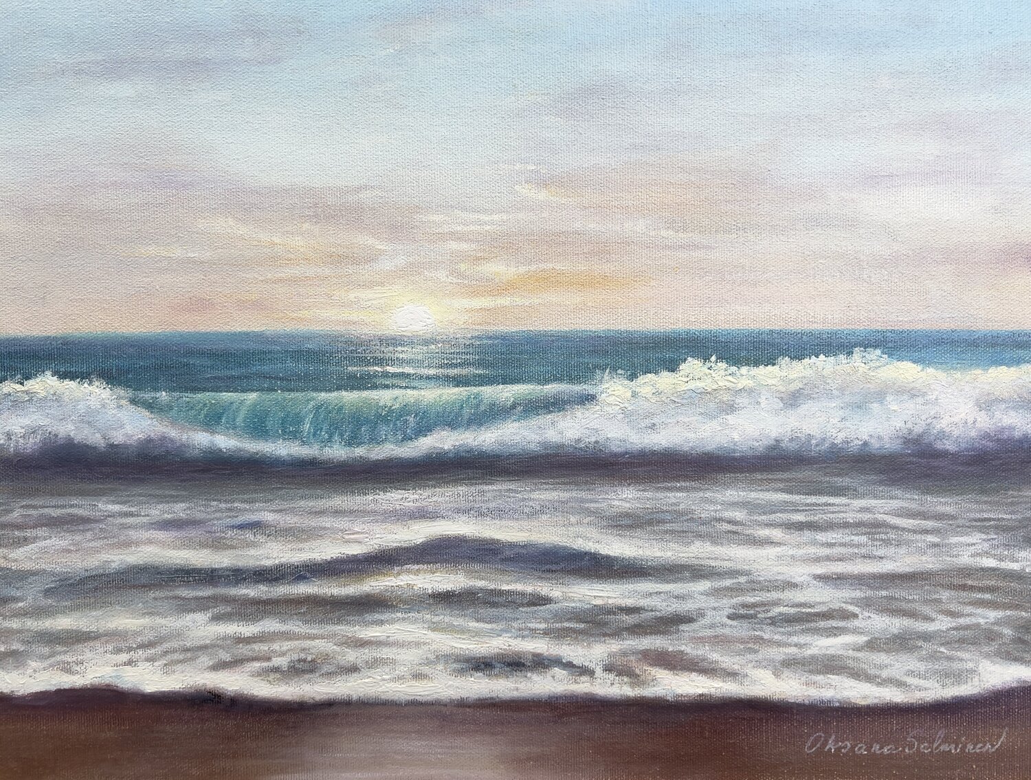 Ocean No. 1 Oksana Salminen Original painting for sale