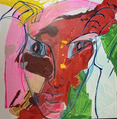 LES YEUX DE LA BEAUTE by francoise leblanc, Painting for Sale on Select