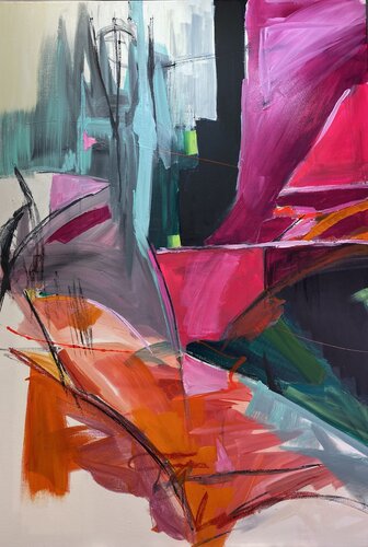 COEUR DE FEMME by francoise leblanc, Painting for Sale on Select