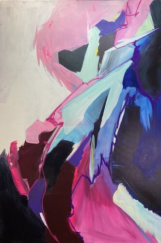 FEMME CACHEE by francoise leblanc, Painting for Sale on Select