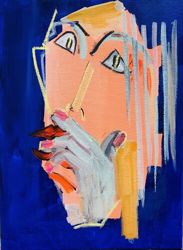 T115FEMME 2050 by francoise leblanc, Painting for Sale on Select