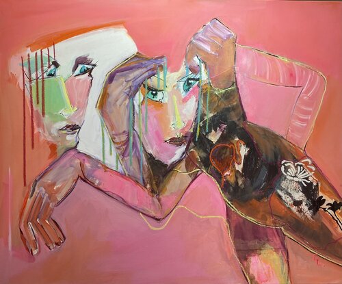 QUESTIONNEMENT by francoise leblanc, Painting for Sale on Select
