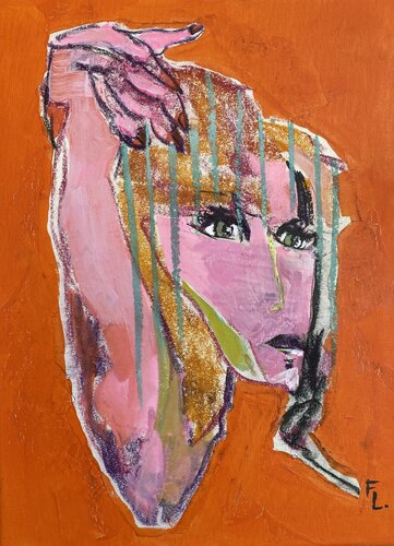 T119 FEMME 2050 by francoise leblanc, Painting for Sale on Select