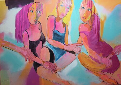 LA FRATERNITE by francoise leblanc, Painting for Sale on Select