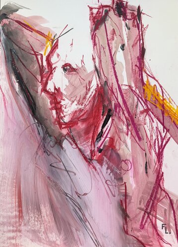 Entre chair et lumière  été 2026 7 by francoise leblanc, Painting for Sale on Select