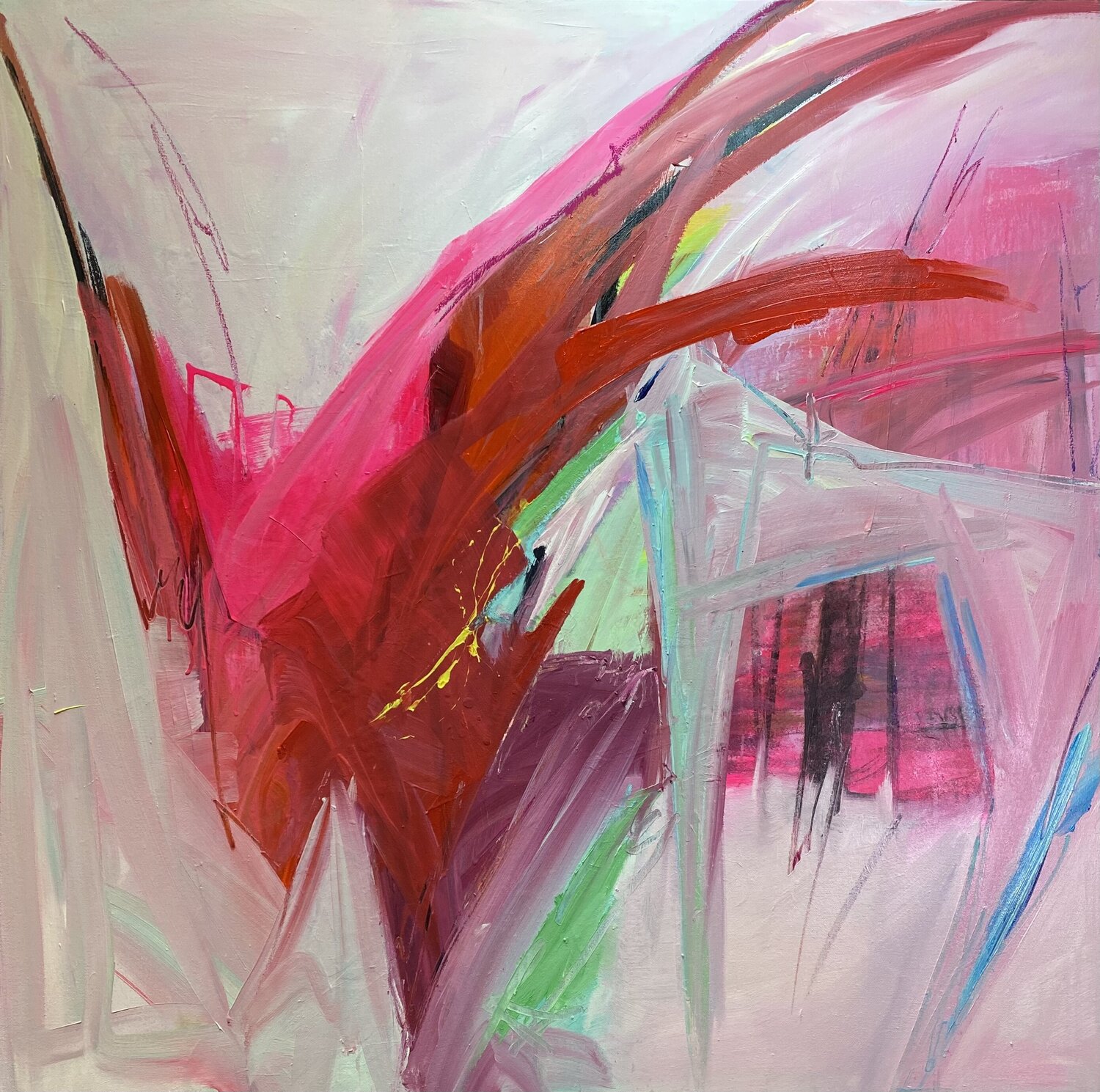 CRIS DE FEMMES francoise leblanc Original painting for sale