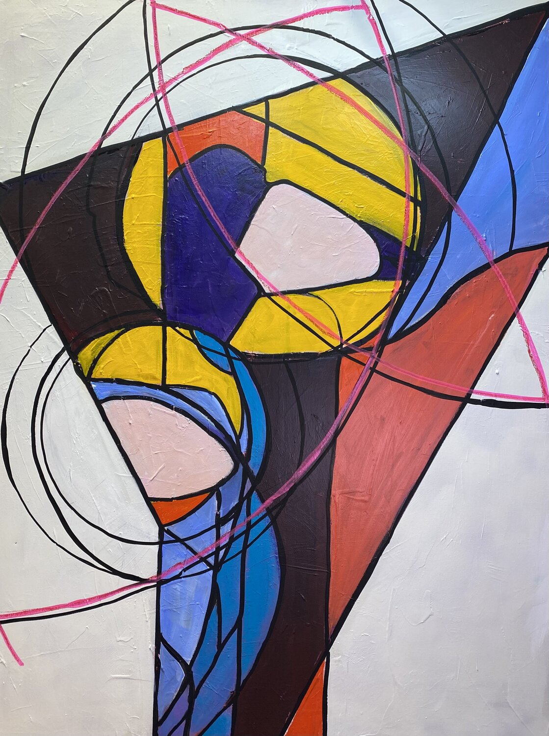 LA TRINITE francoise leblanc Original painting for sale