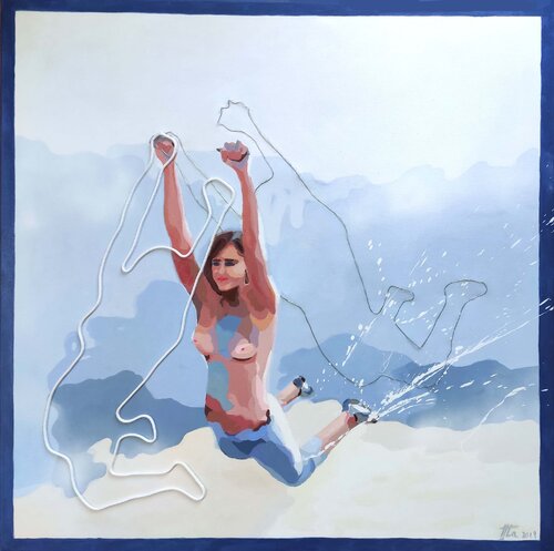 Freedom by Zezinha Farrajota, Painting for Sale on Select